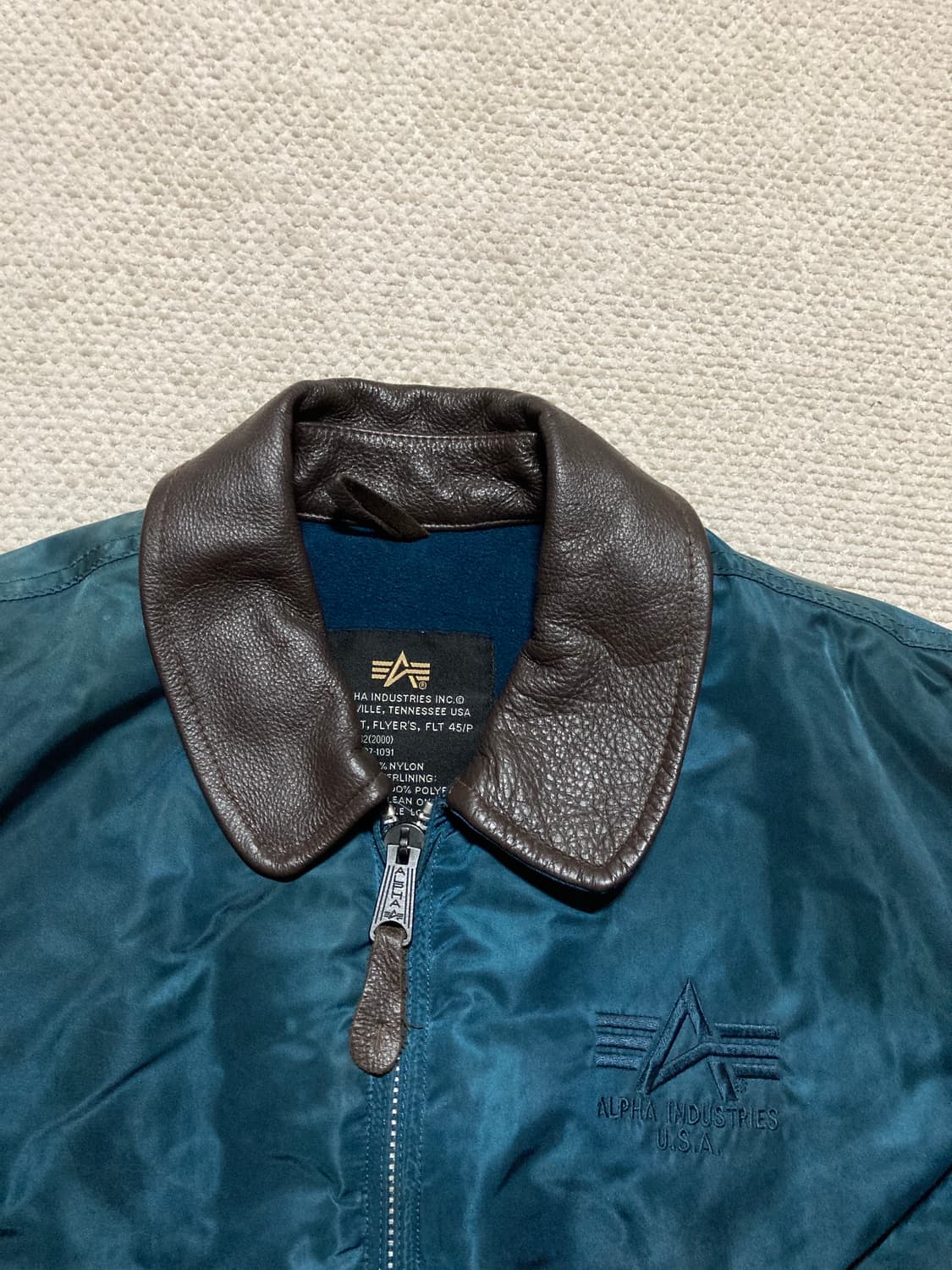 00s Alpha Industries USA 플라이트 자켓 L 상품이미지4