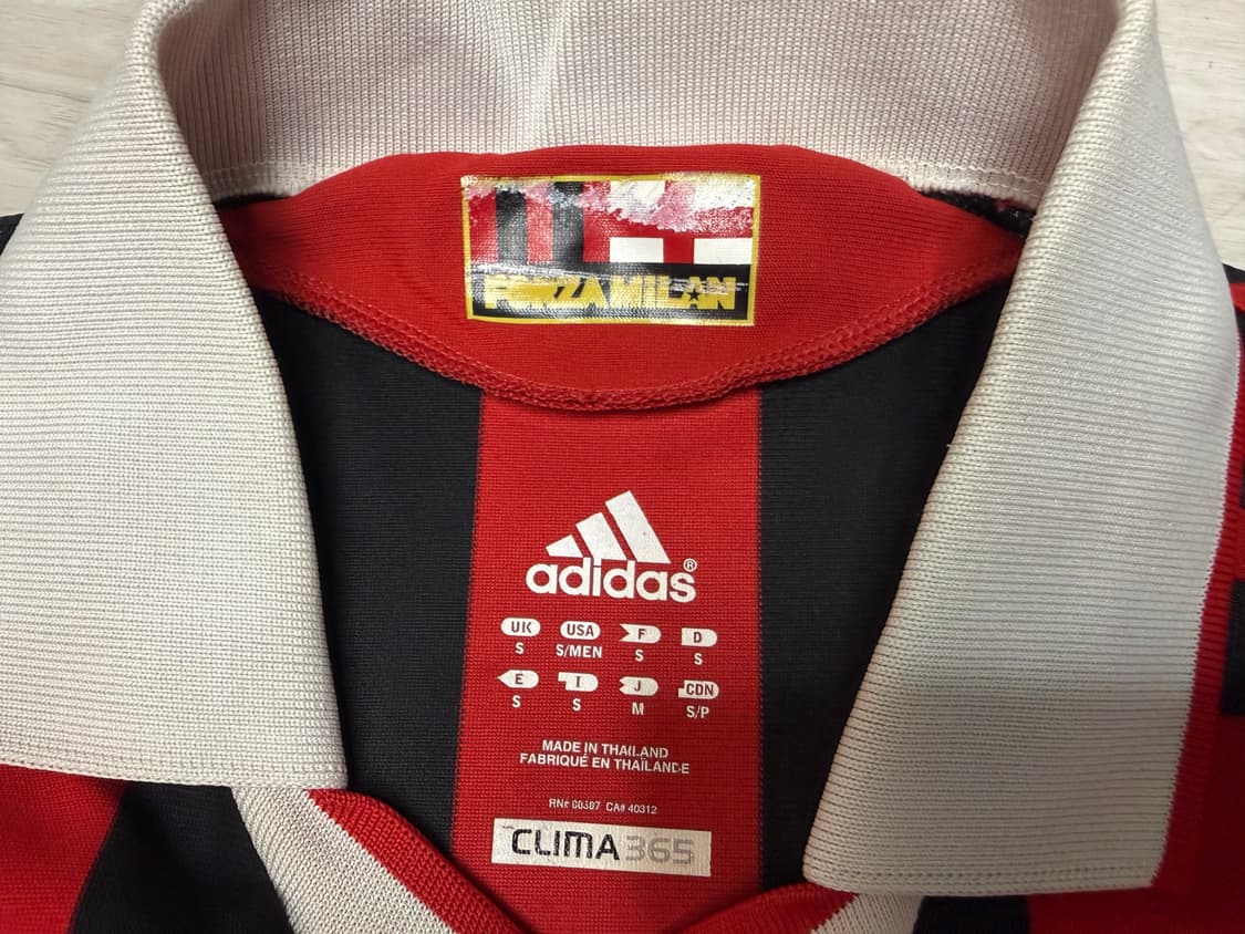 [S] 아디다스 AC밀란 09-10 홈 베컴 마킹 유니폼 상품이미지7