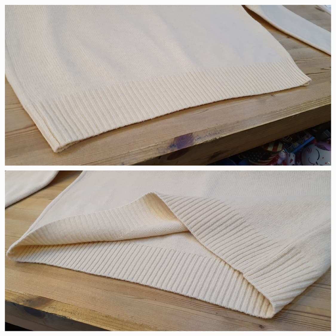 100.버버리 아이보리 울니트 상품이미지5