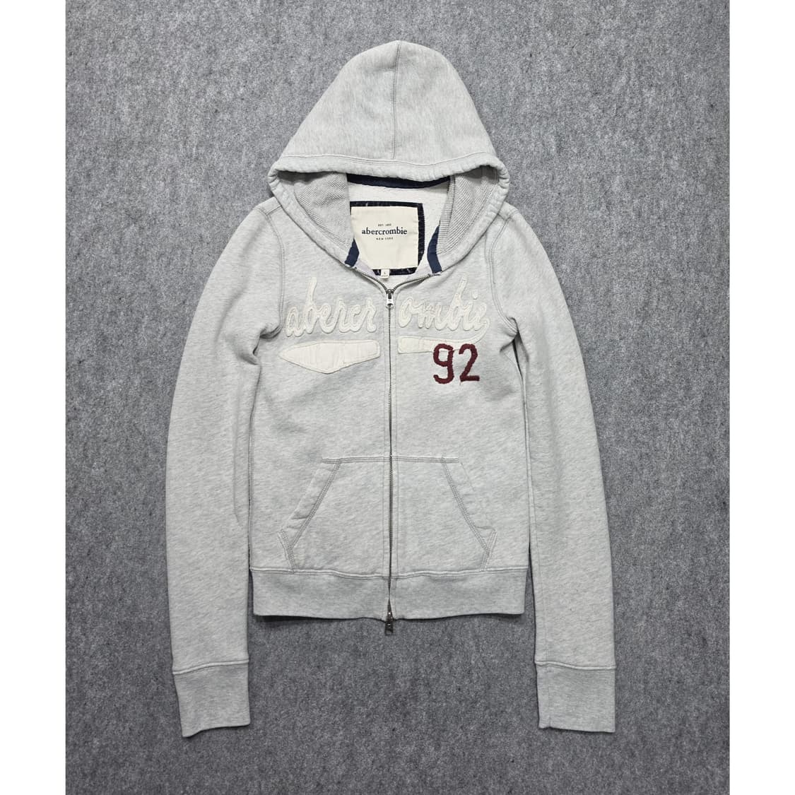 아베크롬비 Y2K 딱붙핏 투웨이 후드집업 L 상품이미지1