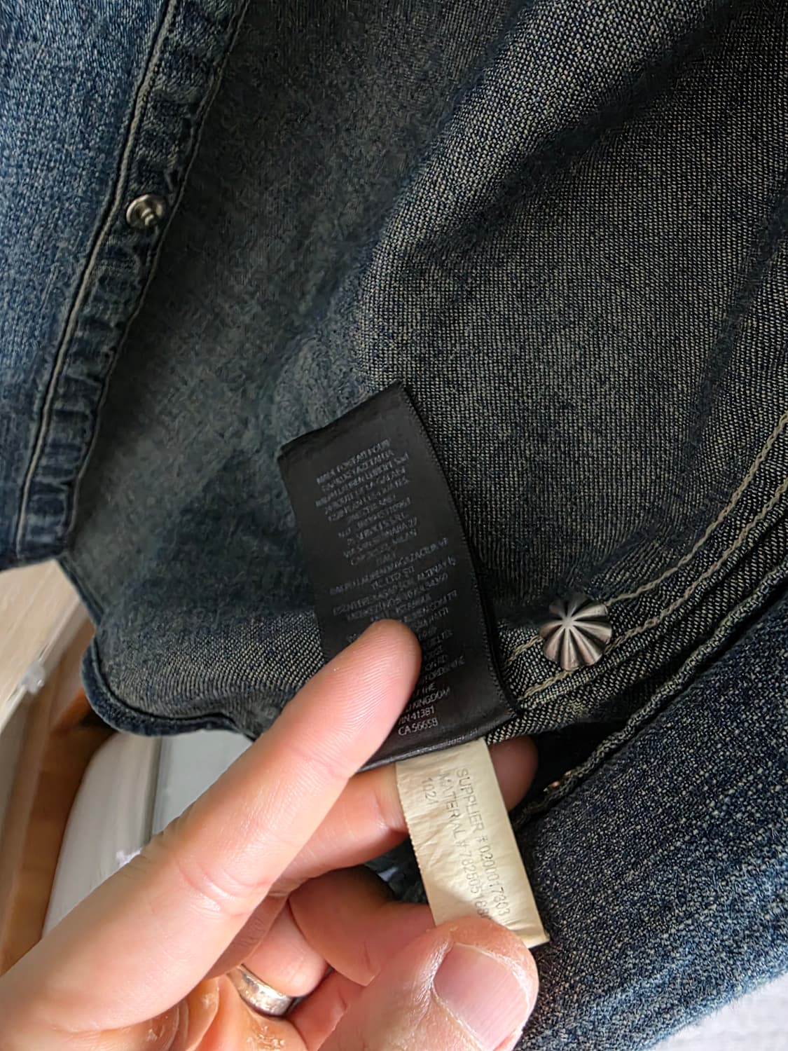 RRL 데님 웨스턴 셔츠XL 상품이미지4