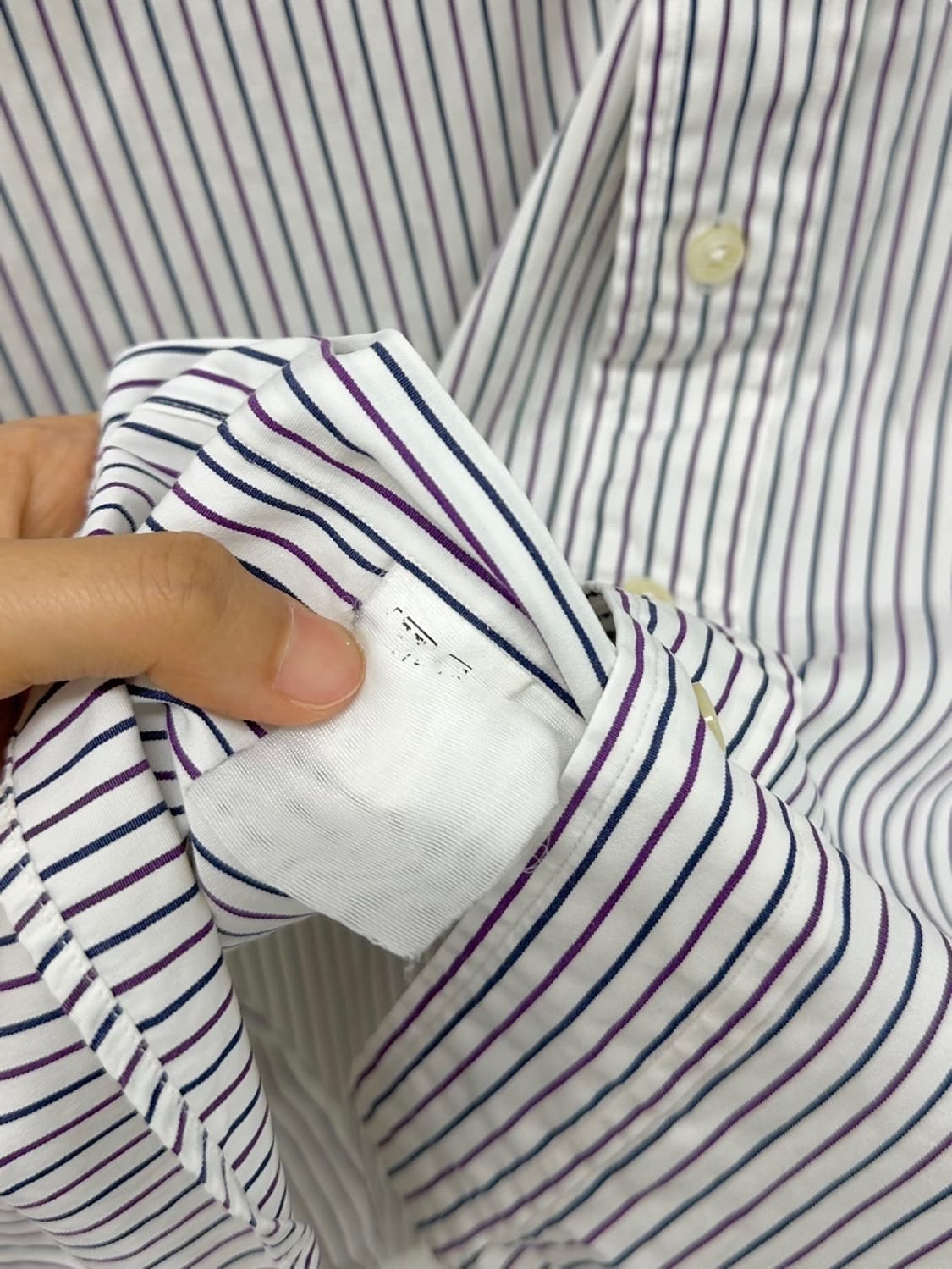 00s 폴로 스트라이프 셔츠 (XL)  상품이미지8