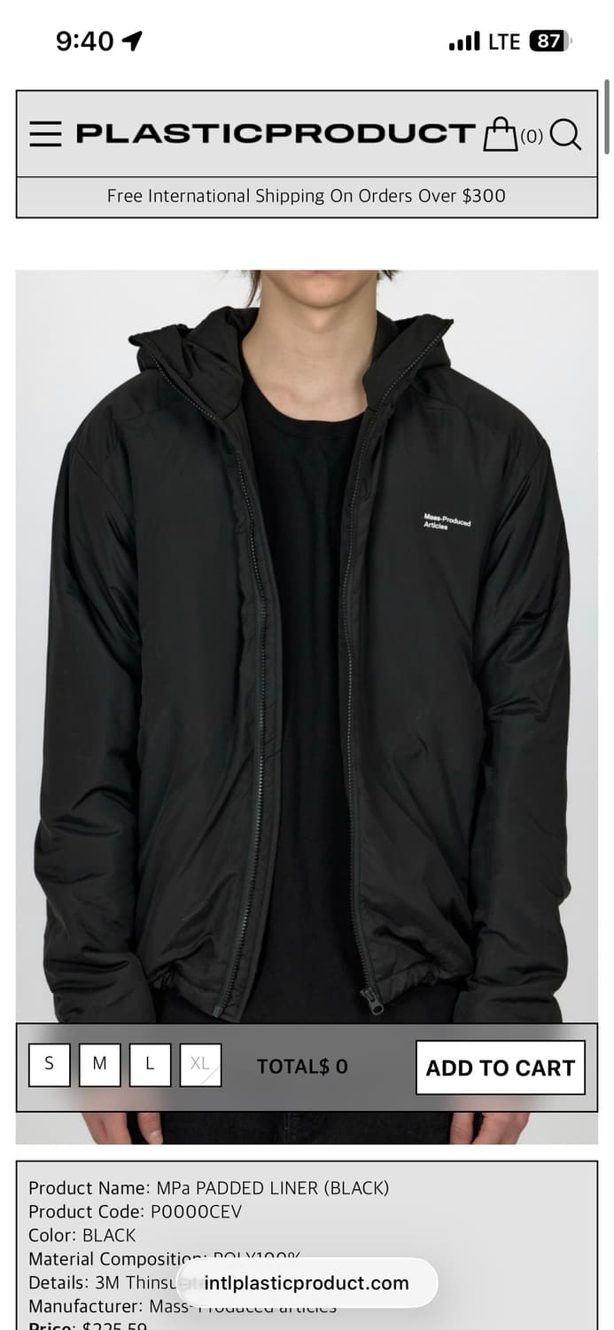 플라스틱 프로덕트 패디드 라이너 패딩(M) 상품이미지1