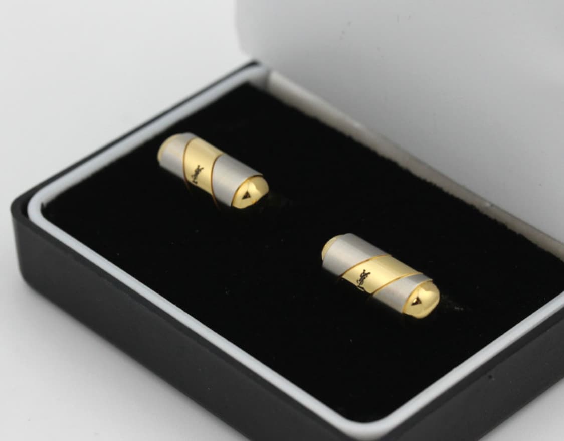 입생로랑 A등급 남자 명품 커프스 빈티지 상품이미지1