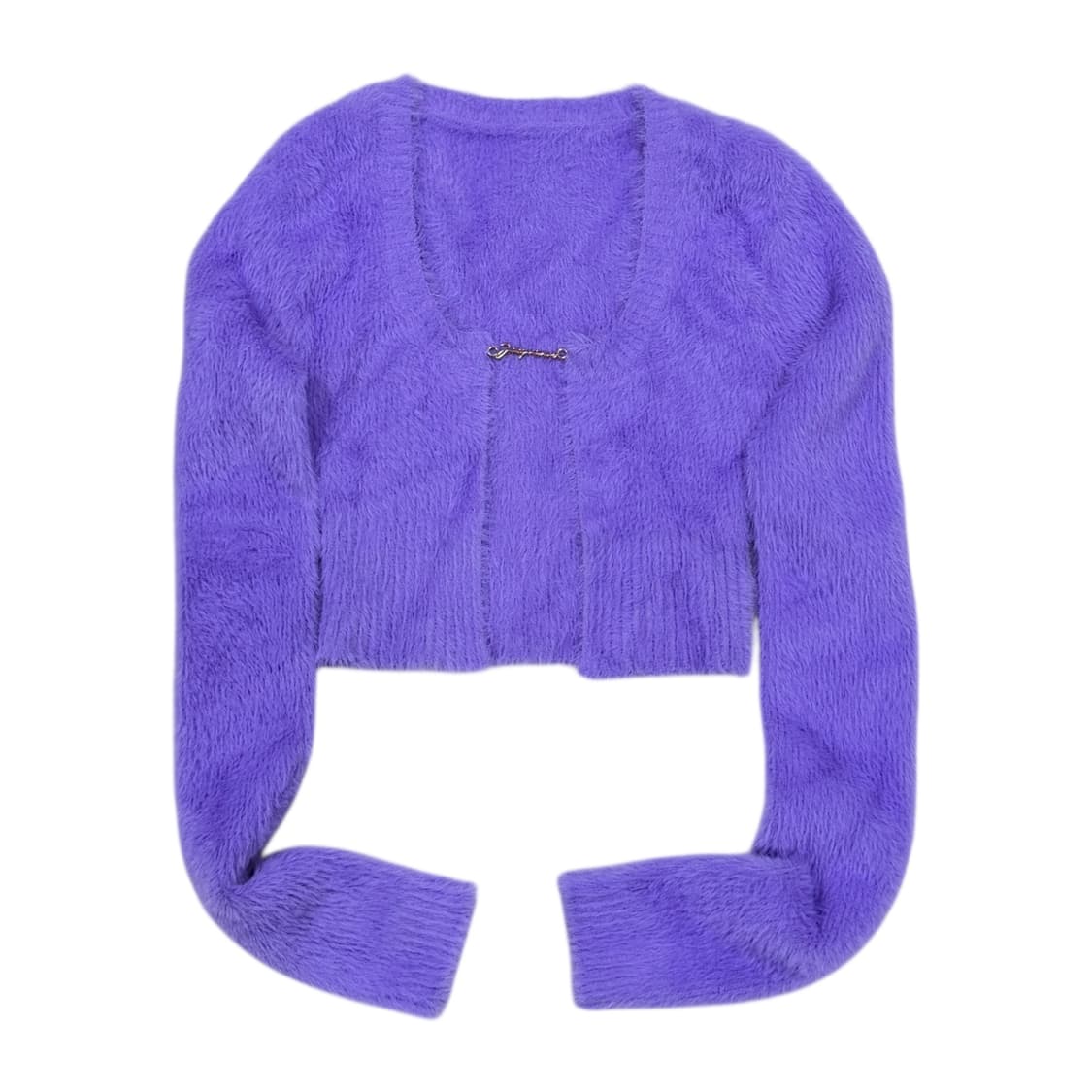 자크뮈스 플러피 롱슬리브 가디건 퍼플 32 상품이미지1