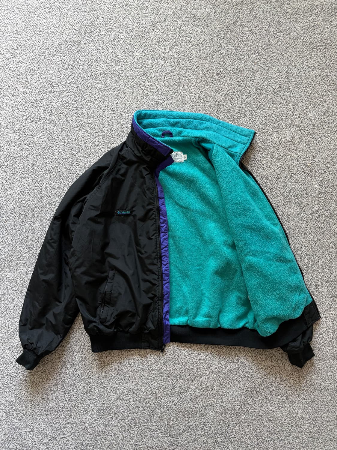 90s 컬럼비아 쉘라인드 재킷 xl 상품이미지2