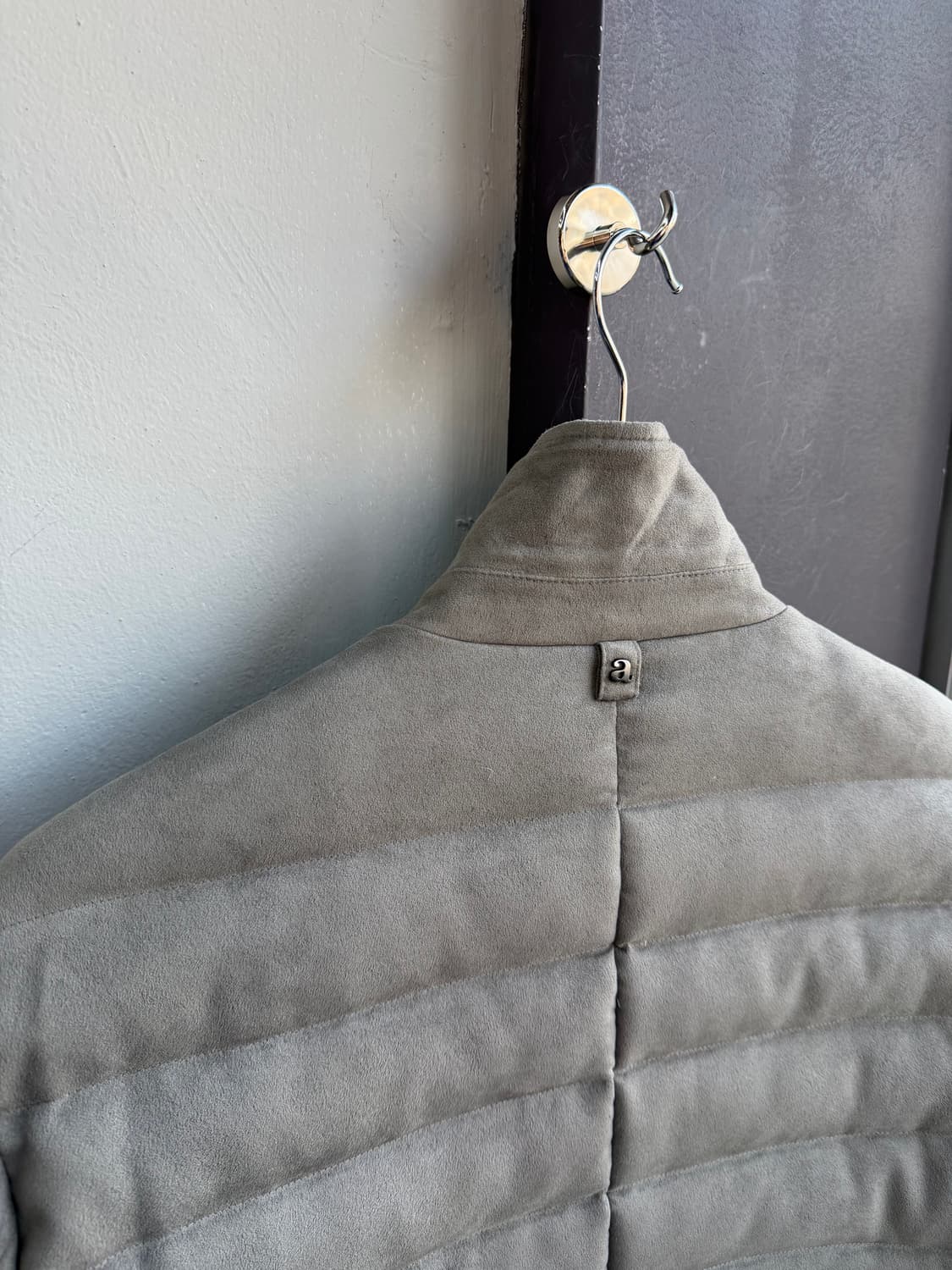 50/ 알레그리 구스다운 스웨이드 패딩코트 상품이미지8