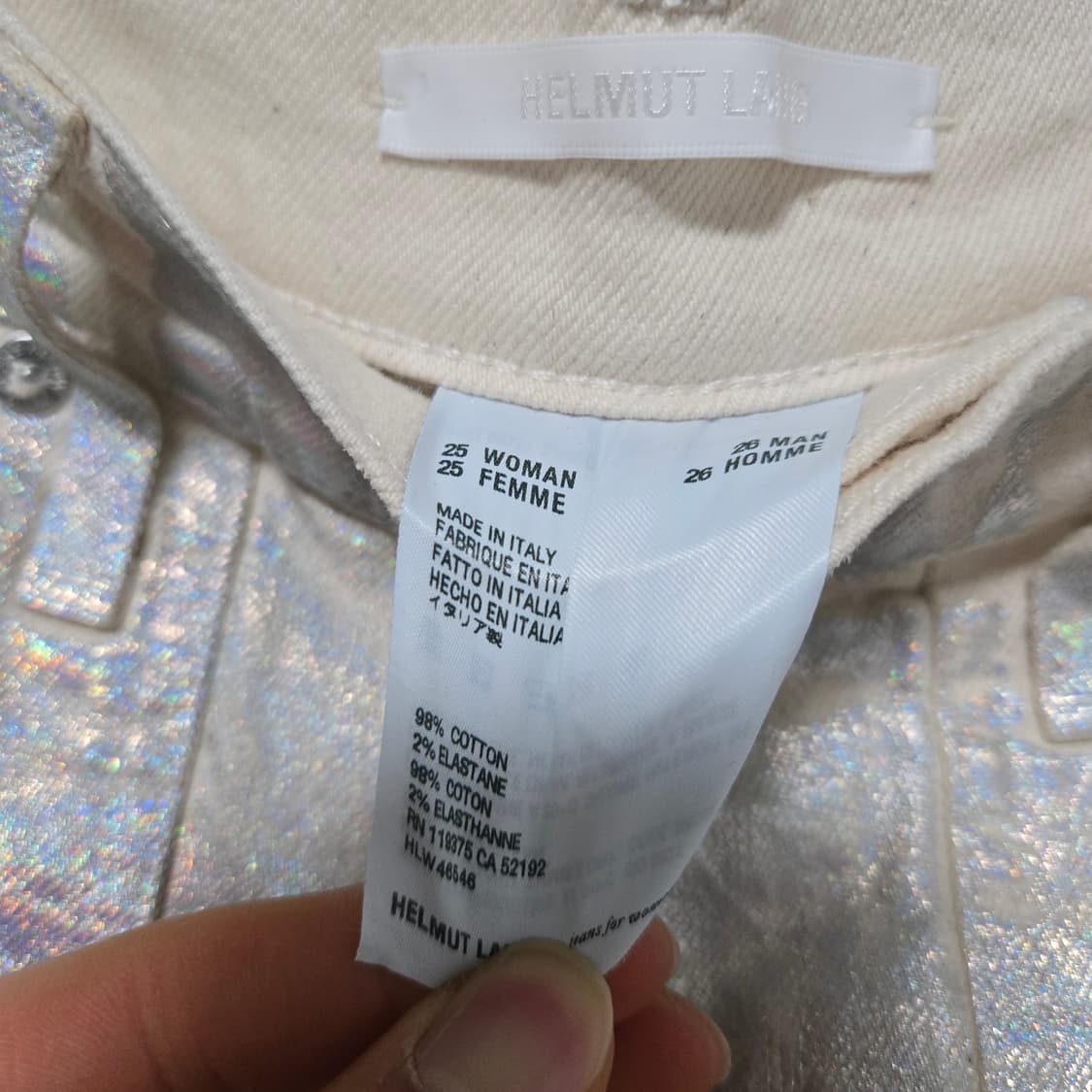 헬무트랭 팩토리 메탈 데님팬츠 / 여성 팬츠/ 여성 바지 상품이미지4