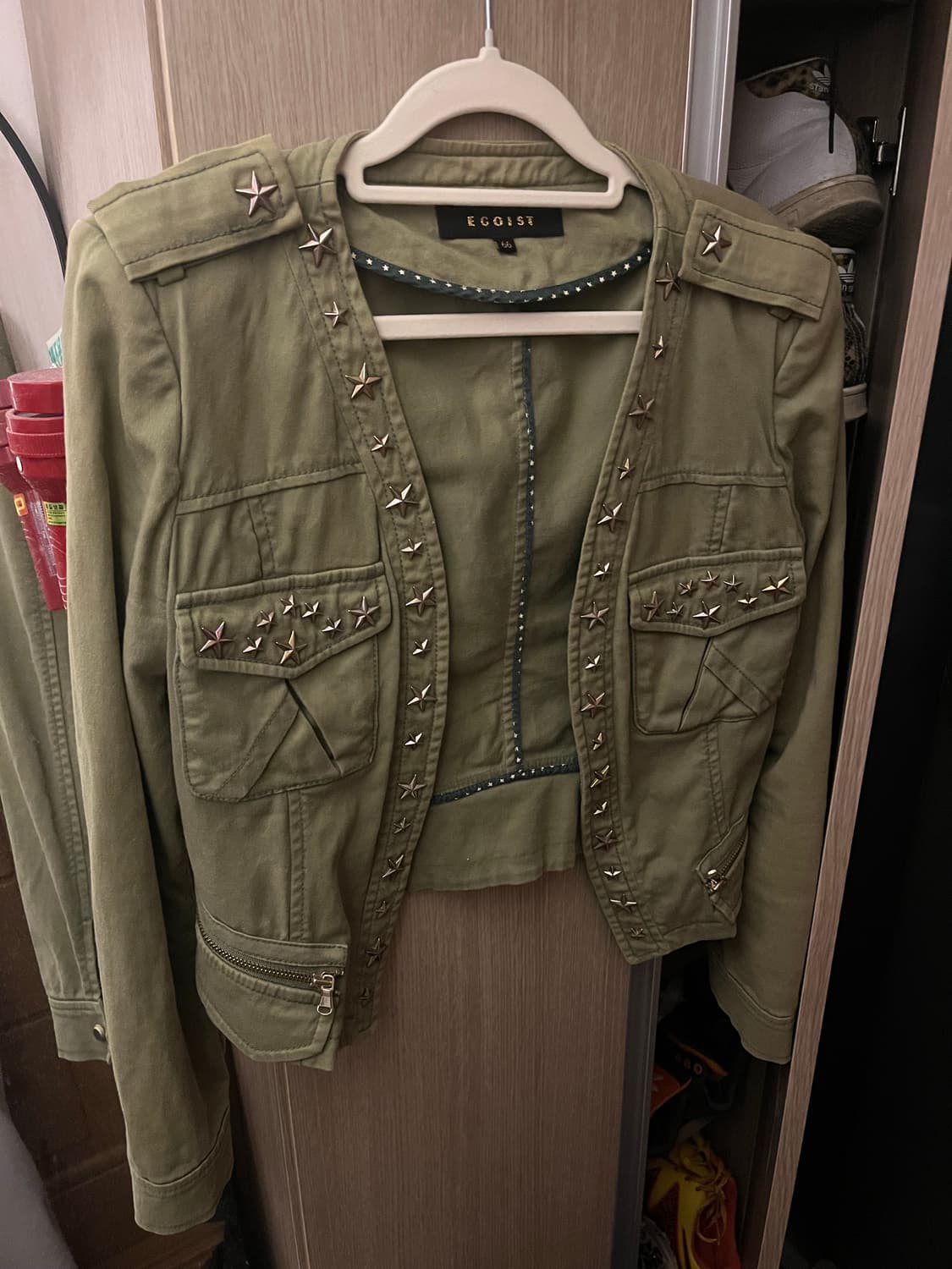 에고이스트 별 스터드 자켓 상품이미지1