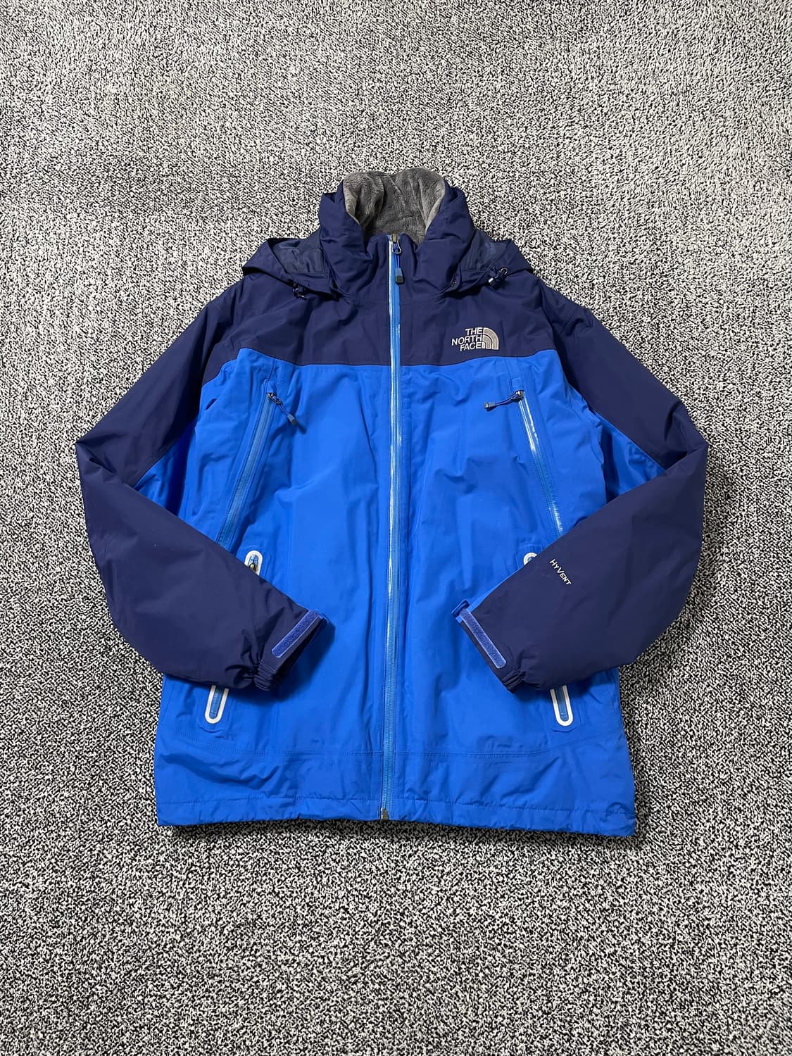 빈티지9. 노스페이스 하이벤트 블루 네이비 배색 바람막이 윈드브레이커 상품이미지1
