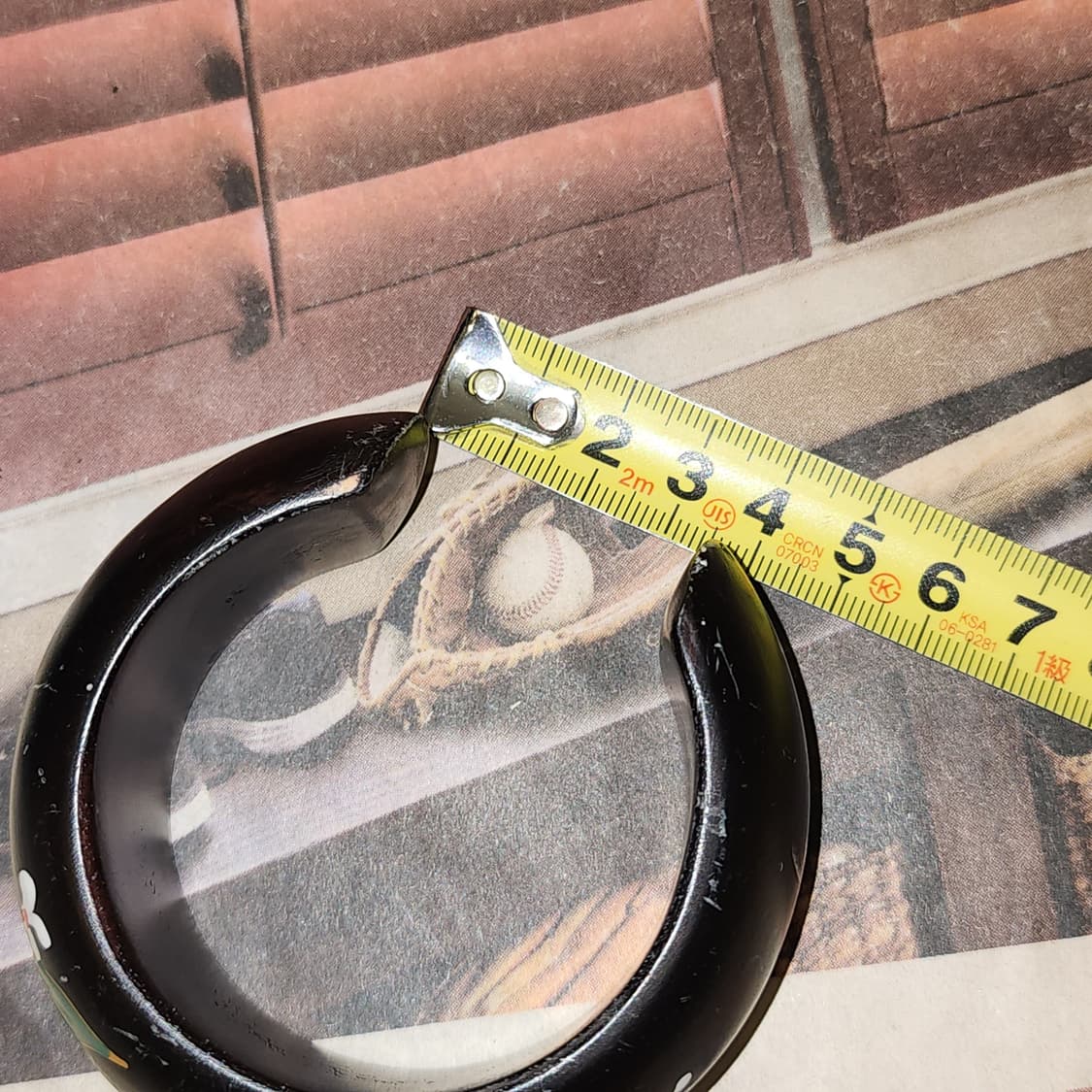 90s 프랑스 빈티지 팔찌 플로럴 커프 뱅글 빈티지 쥬얼리 상품이미지8