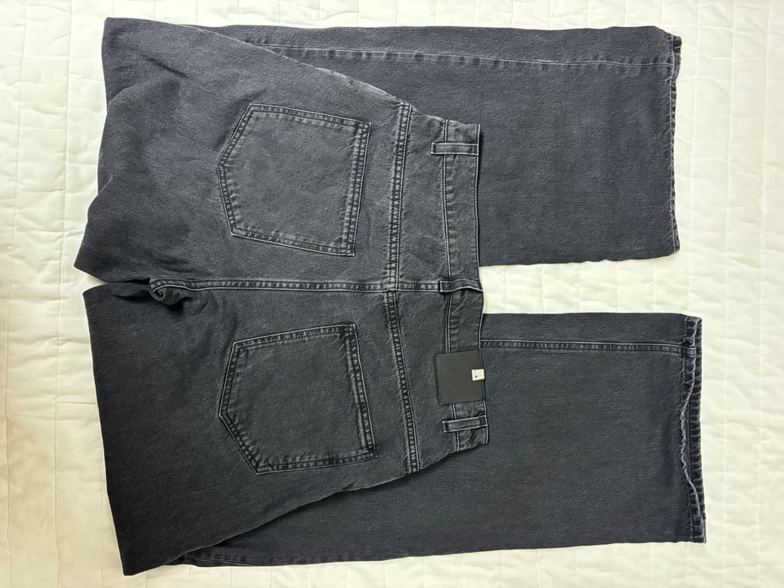 1017 ALYX 9SM Wide Jeans Washed Black 상품이미지8