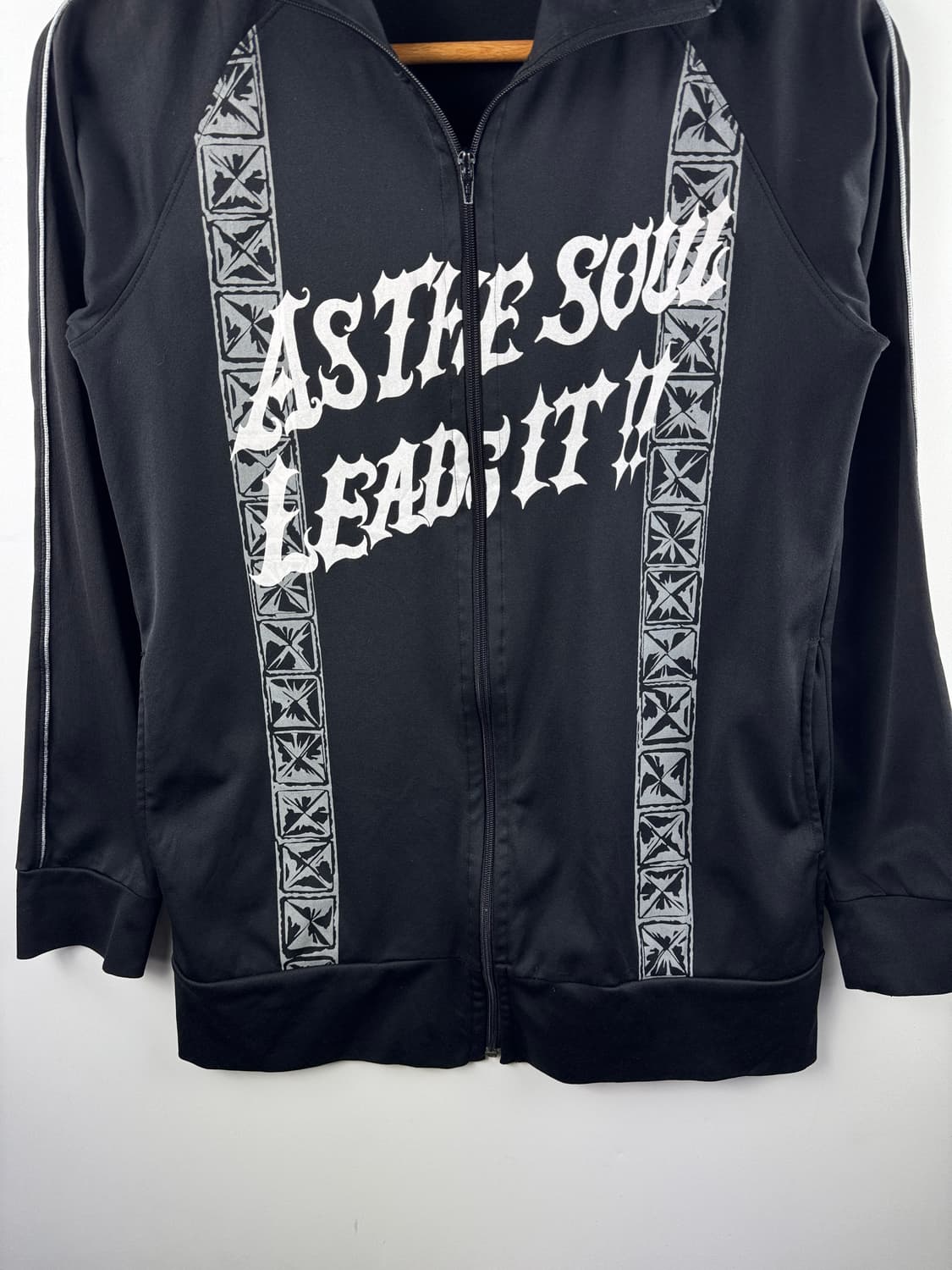 JPN Y2K 락펑크 스터드 트랙탑져지1717 상품이미지4