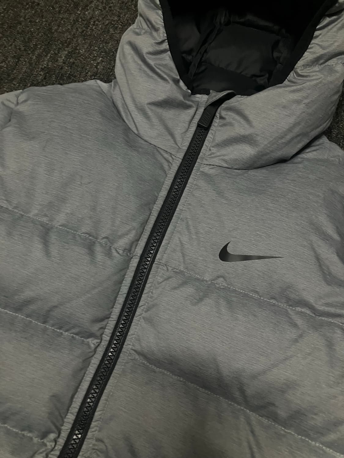나이키 덕다운 패딩 후디 회색 상품이미지2