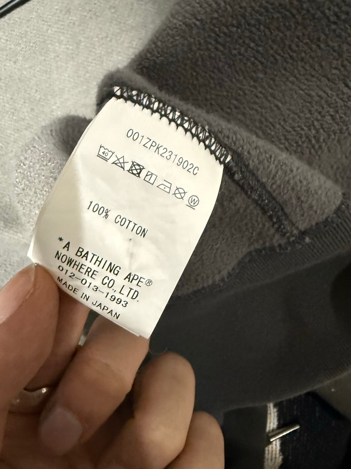 베이프 x 블랙아이패치 샤크후드 후드집업 상품이미지5