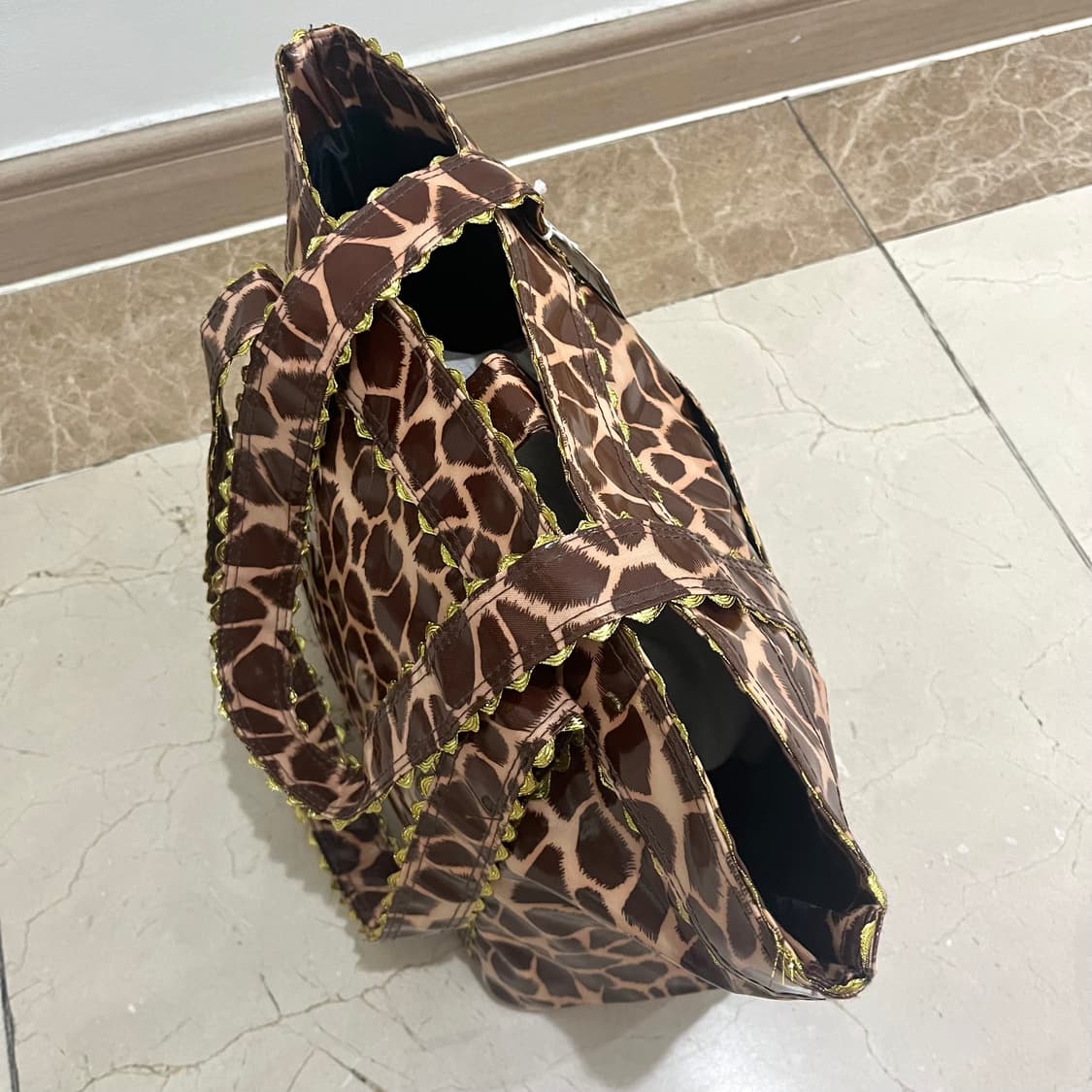 일브 빈티지 히메갸루 호피 가방 숄더백 (오네갸루하라주쿠stc진리일녀) 상품이미지2