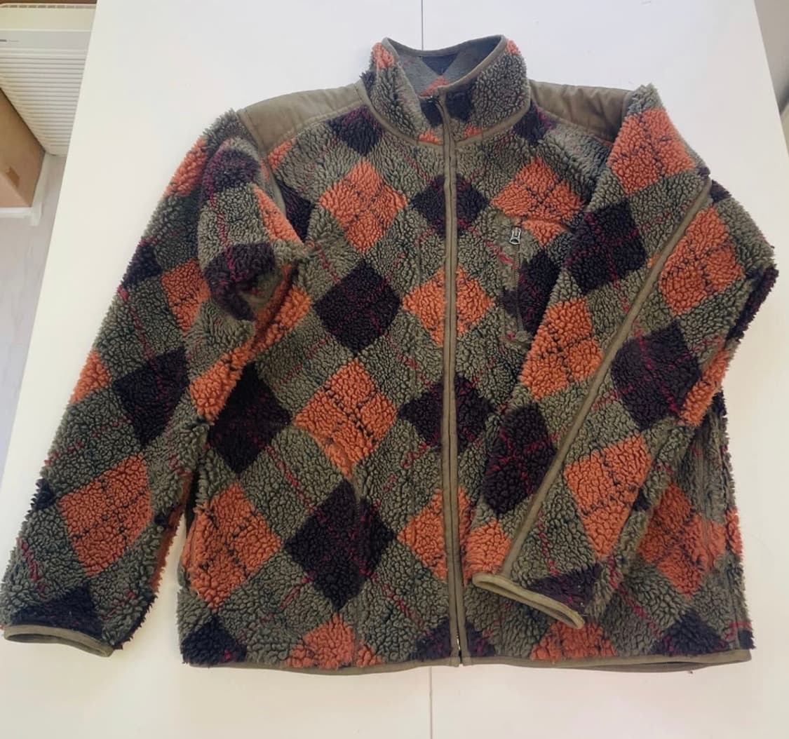 RRL 아가일 파일 플리스 라이너 재킷 후리스 L 상품이미지1