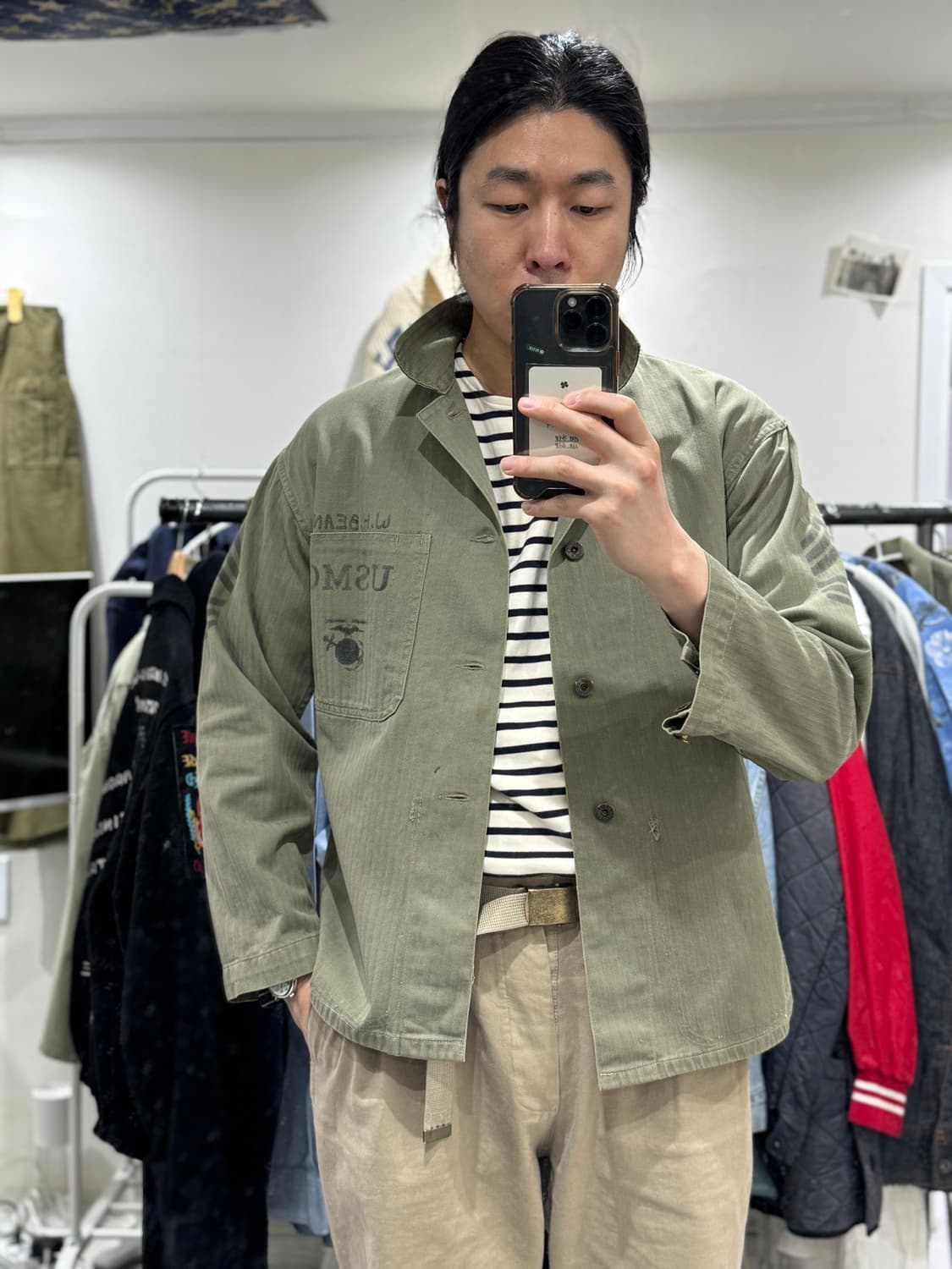 40s USMC P41 HBT Jacket (포켓 커스텀) 상품이미지9