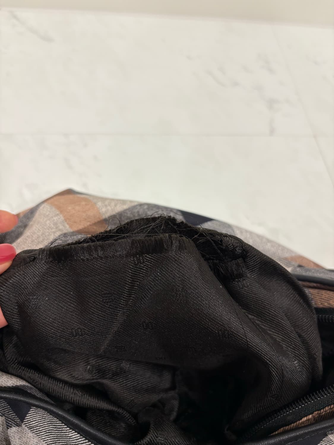 daks 빈티지노바체크호보백 상품이미지8