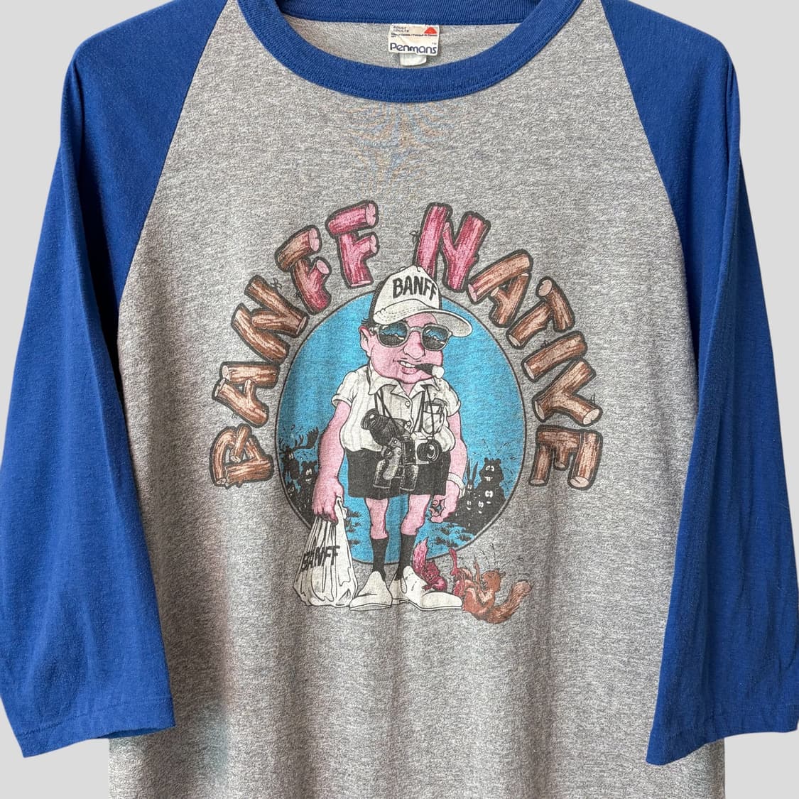 (L)빈티지 BANFF NATIVE 나그랑 7부 티셔츠  상품이미지2