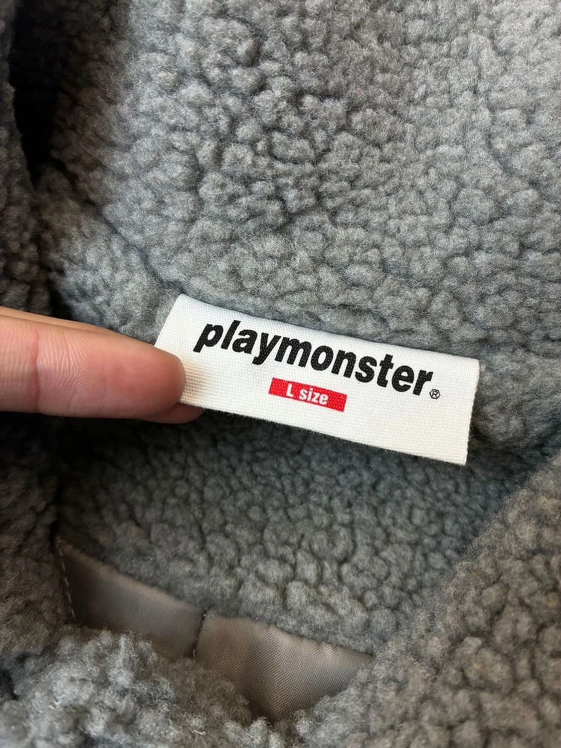 플레이몬스터 더플 트렌카 뽀글 코트 PN6040 상품이미지7