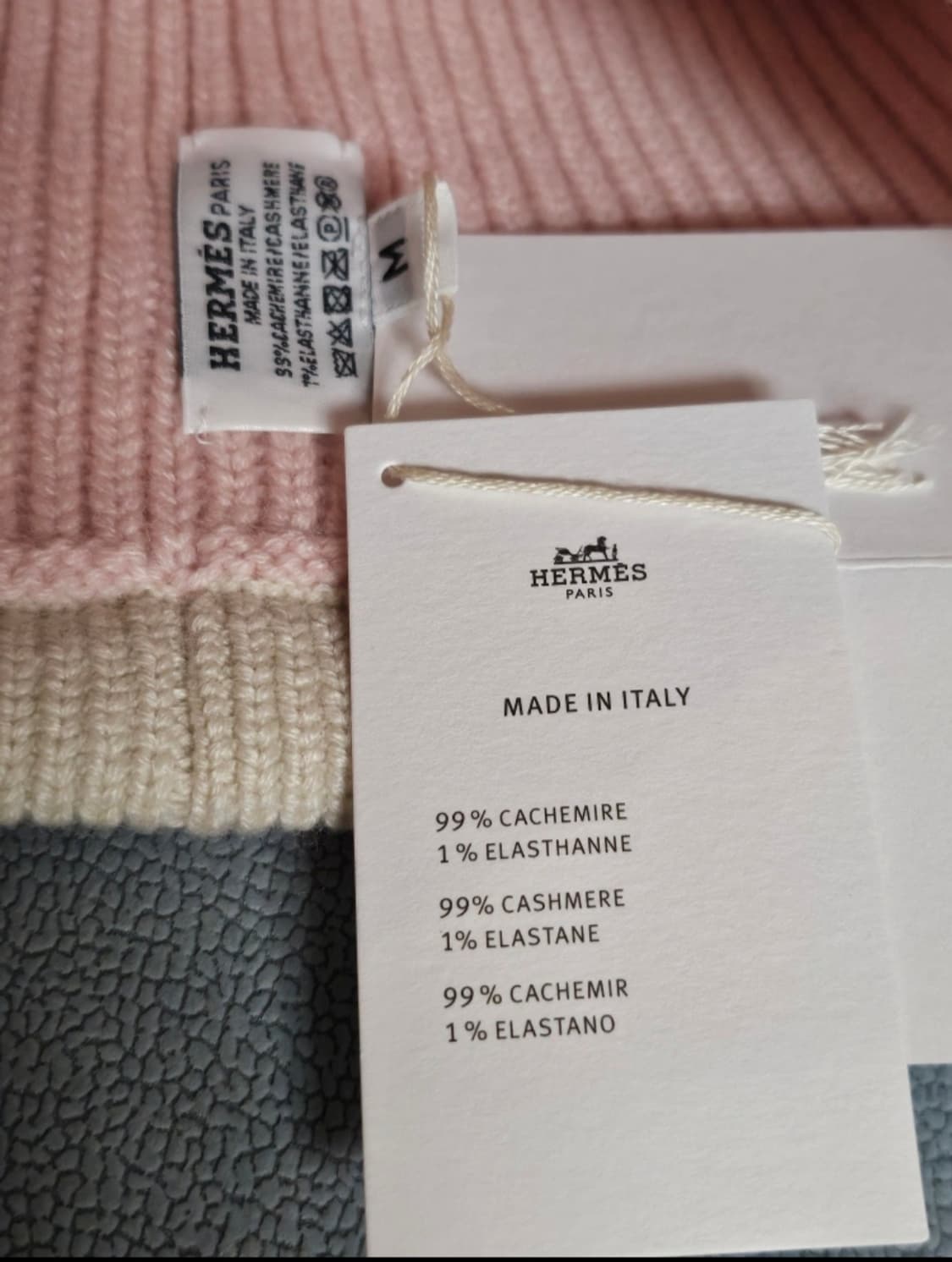 에르메스 샹달 핑크 비니  상품이미지3