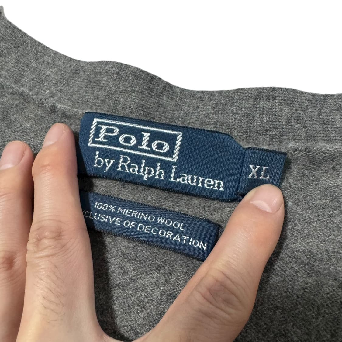 폴로 랄프로렌 그레이 가디건 상품이미지5