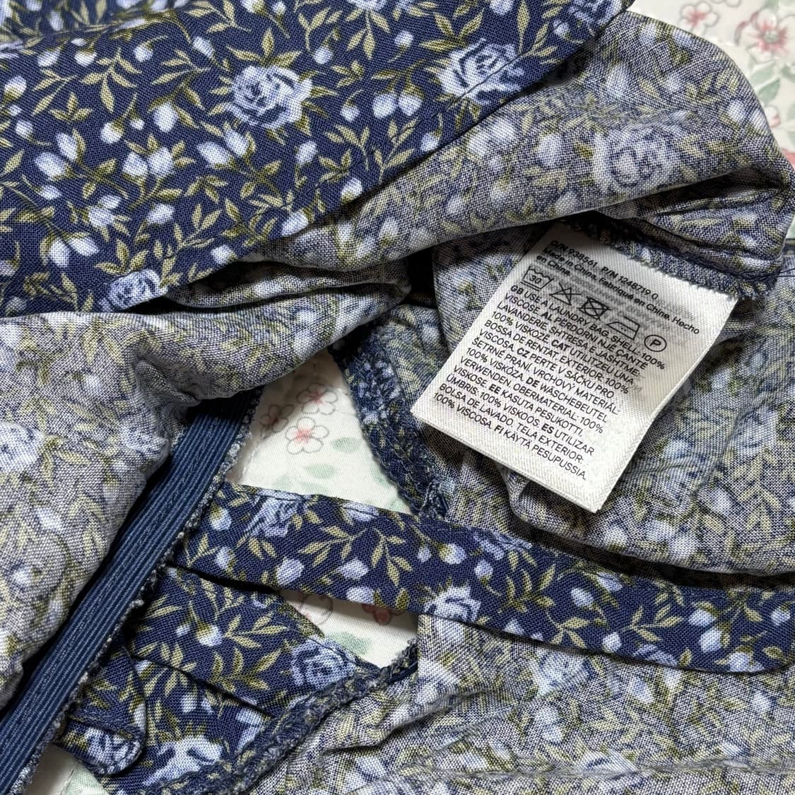 h&m 에이치앤엠 타이 디테일 페플럼 블라우스 (새상품) 상품이미지4