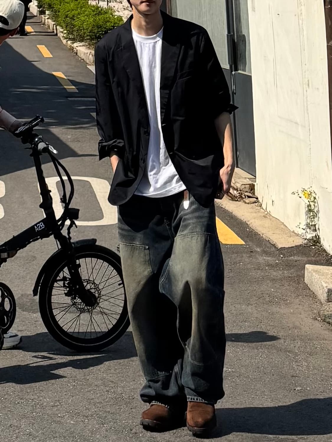 코스(COS) 나일론 코튼 블레이저 54(XL) 상품이미지1