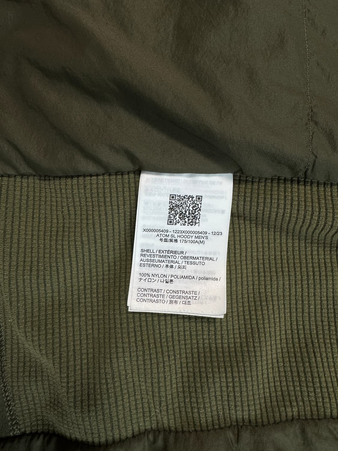 (새상품급) 아크테릭스 아톰 SL 후디 타츠 M 상품이미지10