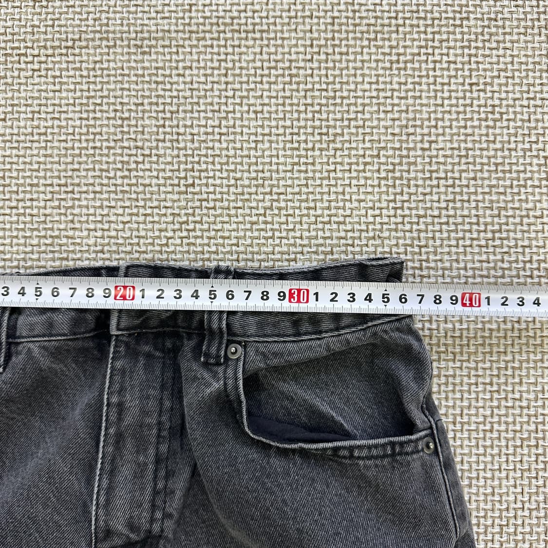 28 베러데님 블랙 와이드 워싱 데님 청바지 0506D 상품이미지8
