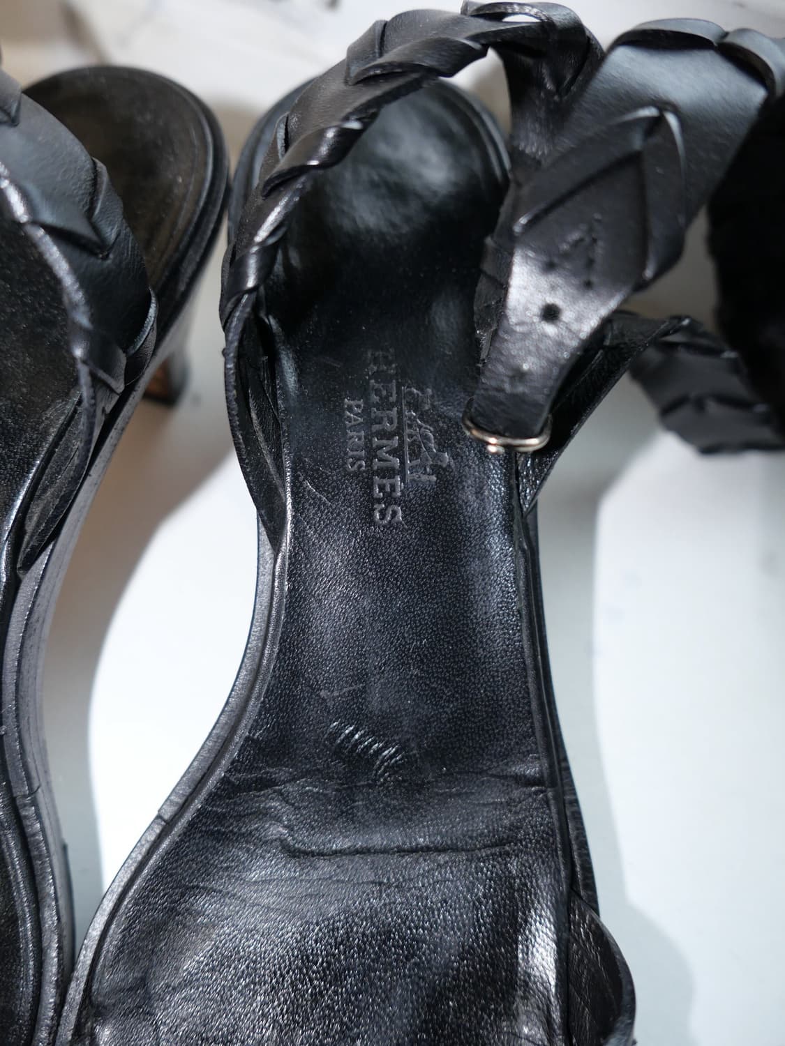 vintage hermes leather sandals 상품이미지2