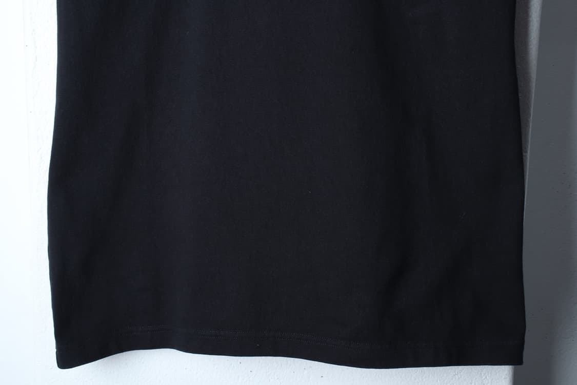 (L-XL) 유니클로 반팔 티셔츠 U라인 무지 블랙 헤비-H3H33750 상품이미지4