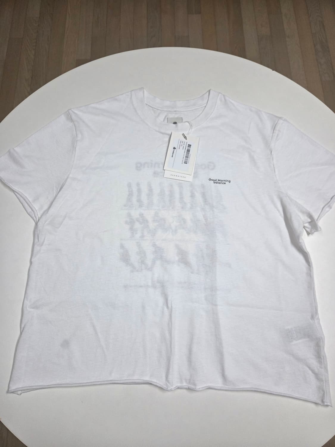 브라운야드 굿모닝 웨이스트컷 반팔티 상품이미지2