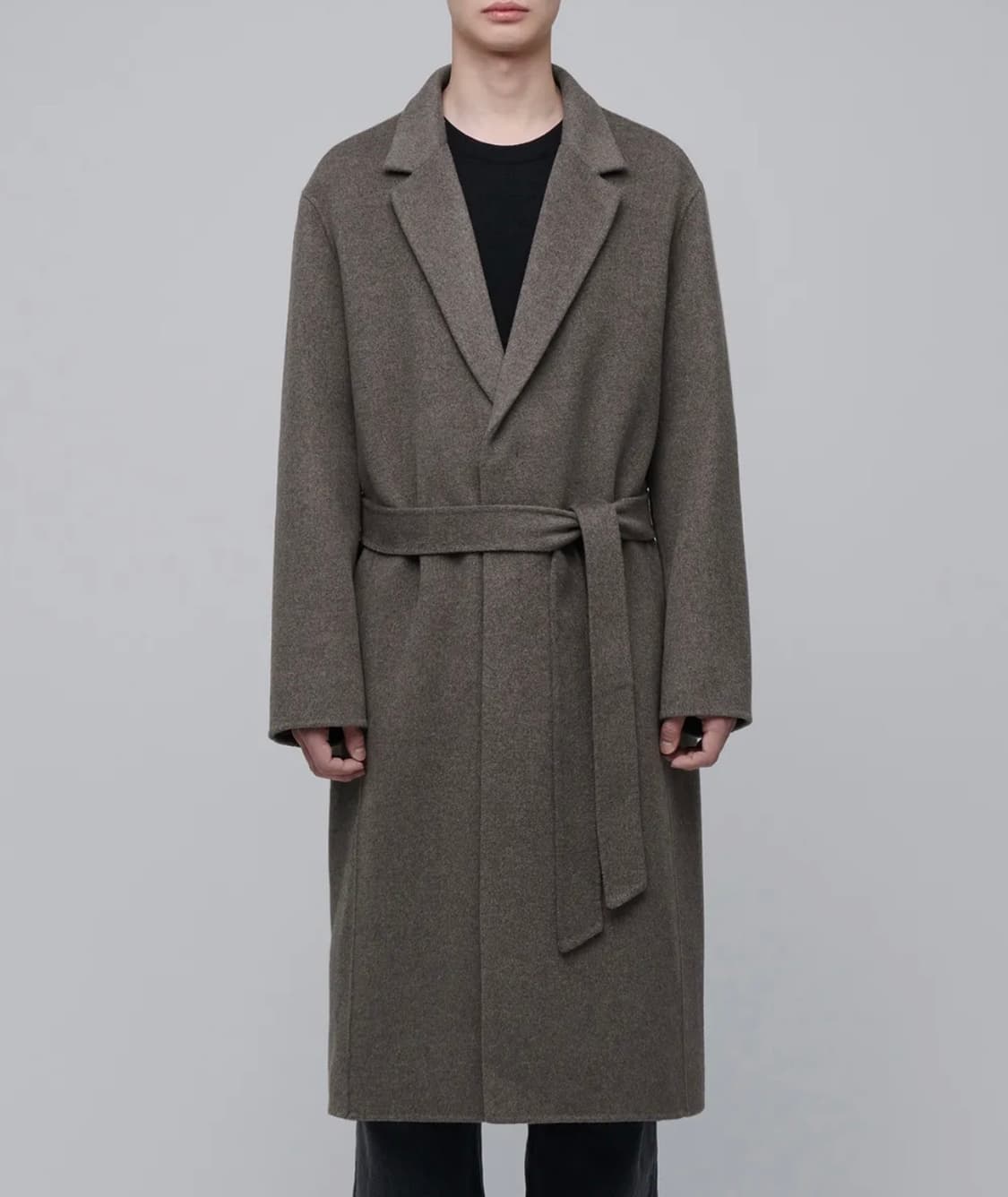 [새상품] 무신사스탠다드 캐시미어 블렌드 오버사이즈 로브 코트 L 상품이미지1