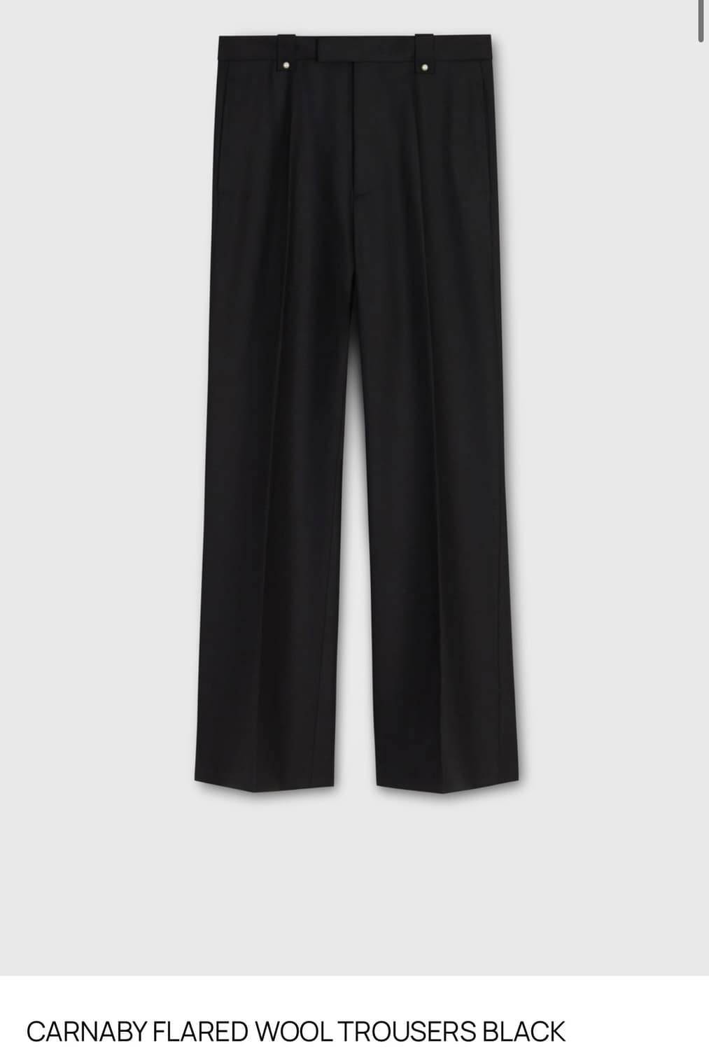 (새상품)타일레 카나비 플레어 트라우저 블랙 2 상품이미지1