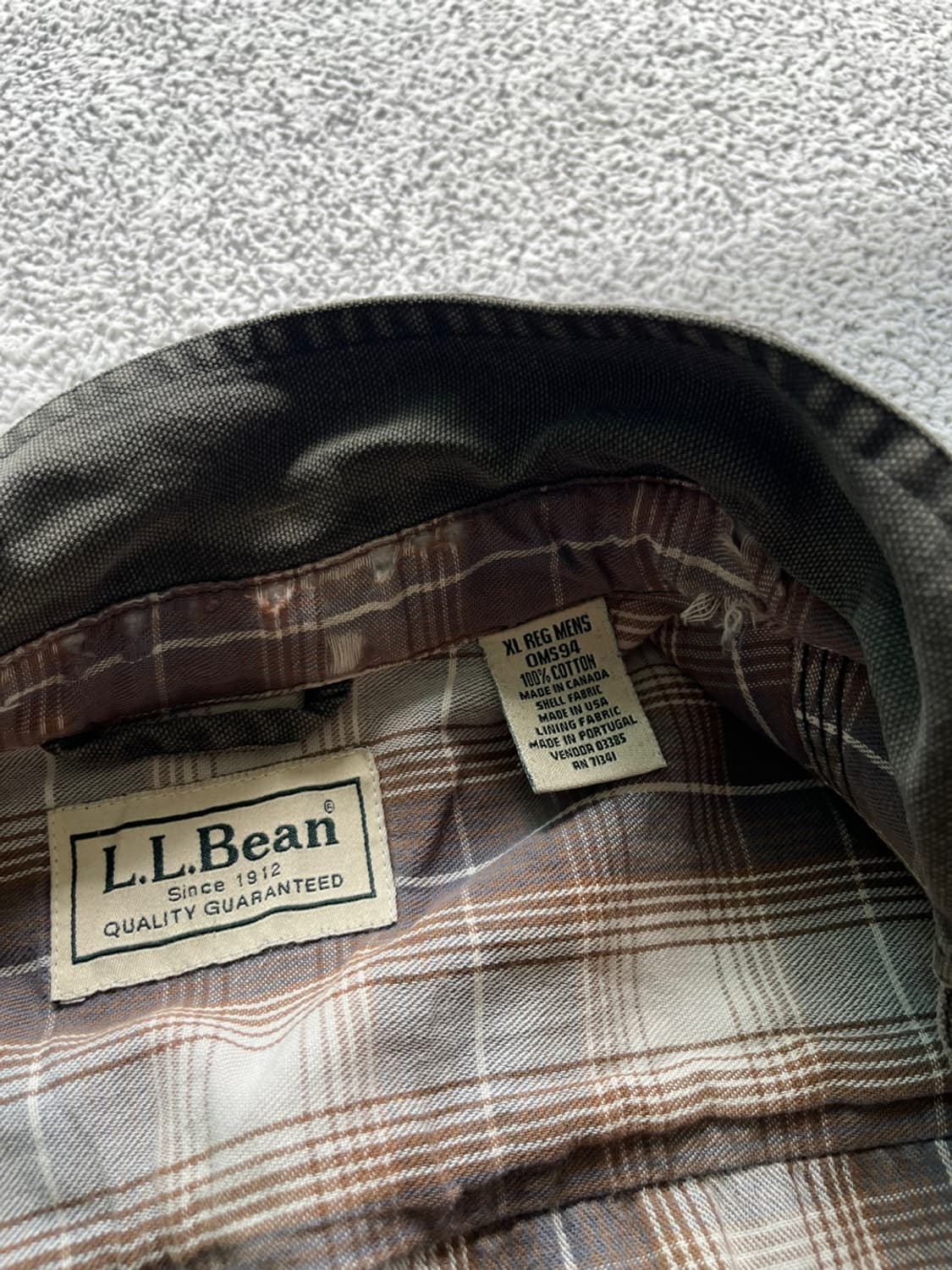 LL Bean . 엘엘빈 캔버스 워크셔츠 자켓 상품이미지4