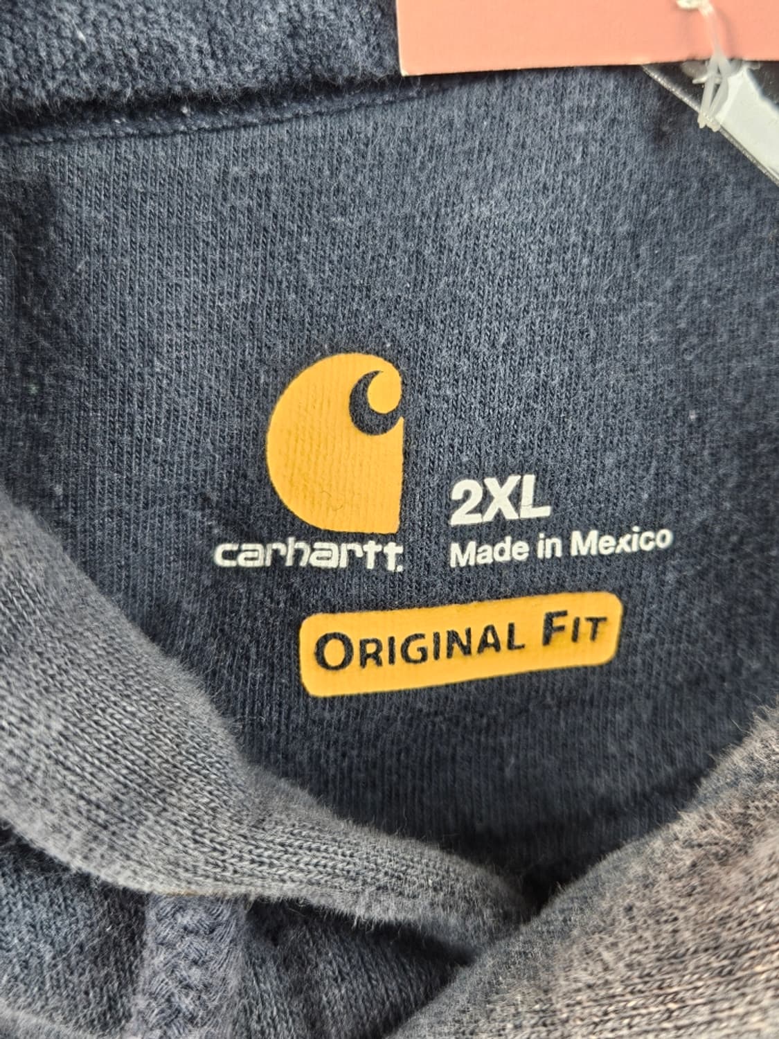 칼하트 아플리케 다잉워시드 커스텀 후드 티셔츠 ( 2XL )/ 10688 상품이미지8