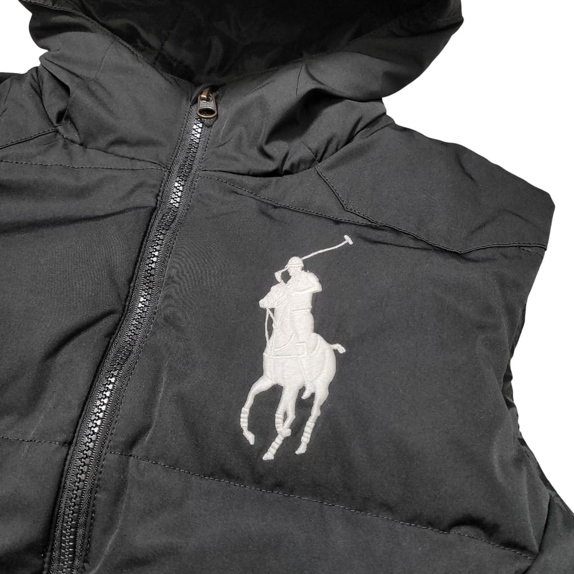 폴로랄프로렌 빅포니 패딩조끼 블랙 상품이미지2