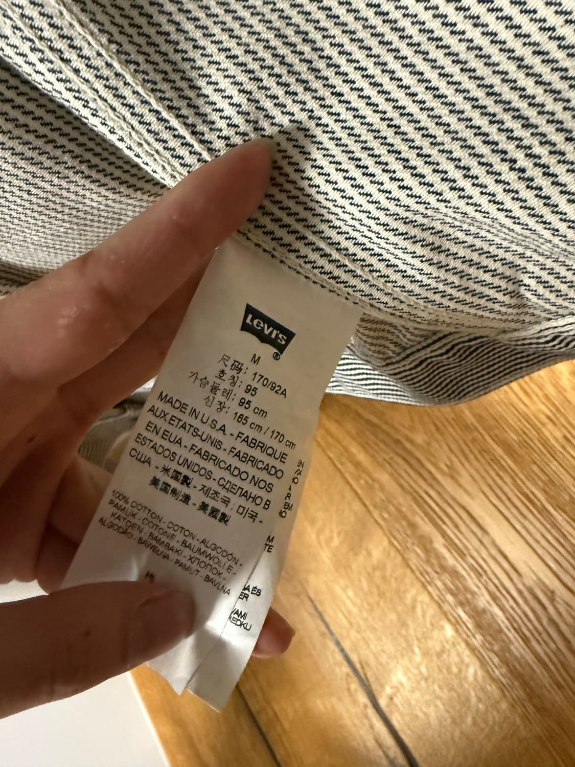 슈프림x리바이스 자켓 상품이미지4