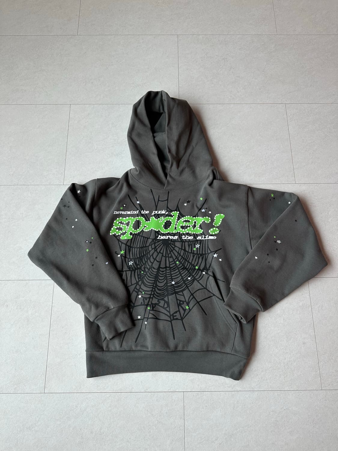 Sp5der punk v2 hoodie 스파이더 펑크 후디 상품이미지1