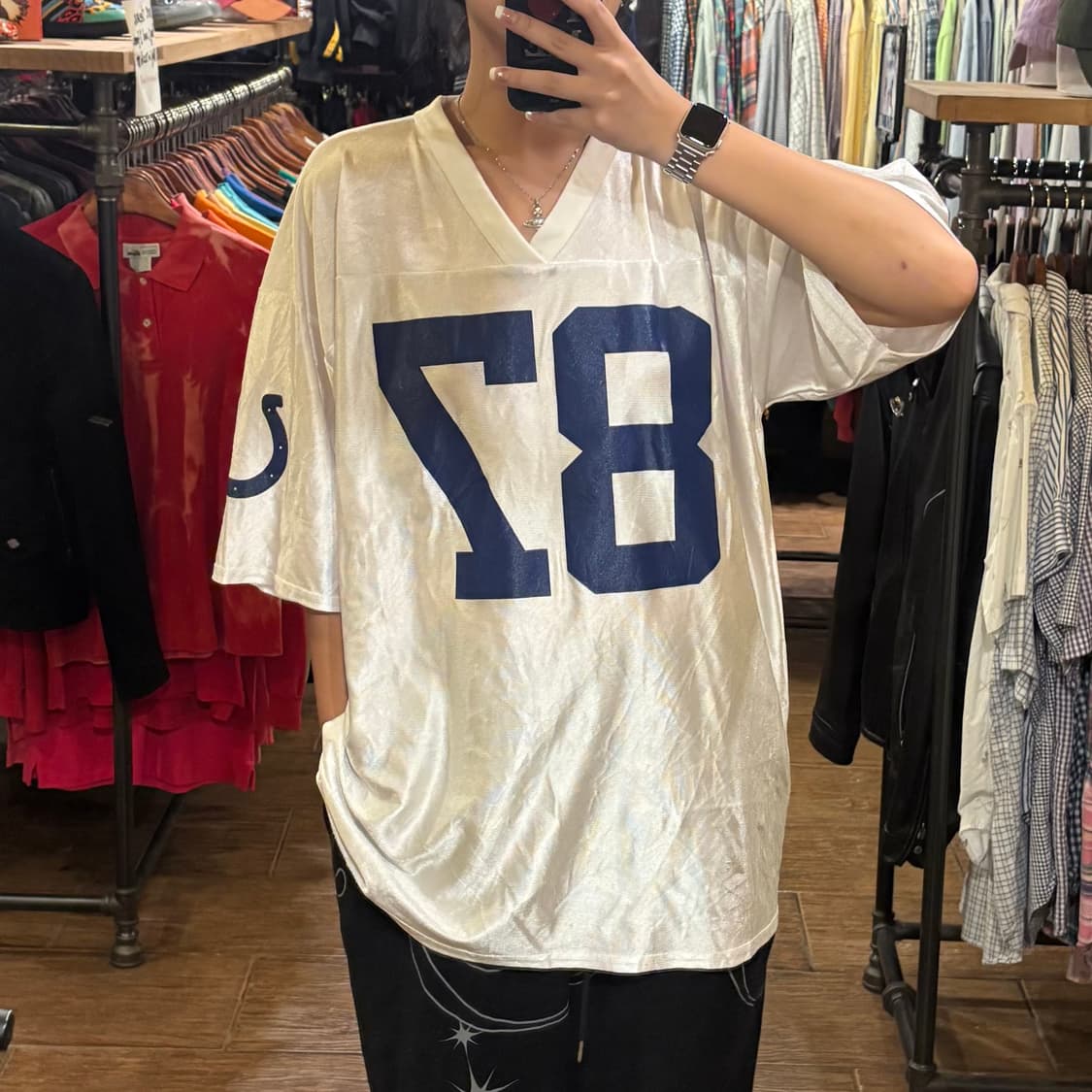 [HI] NFL 풋볼져지 반팔티 화이트 상품이미지1