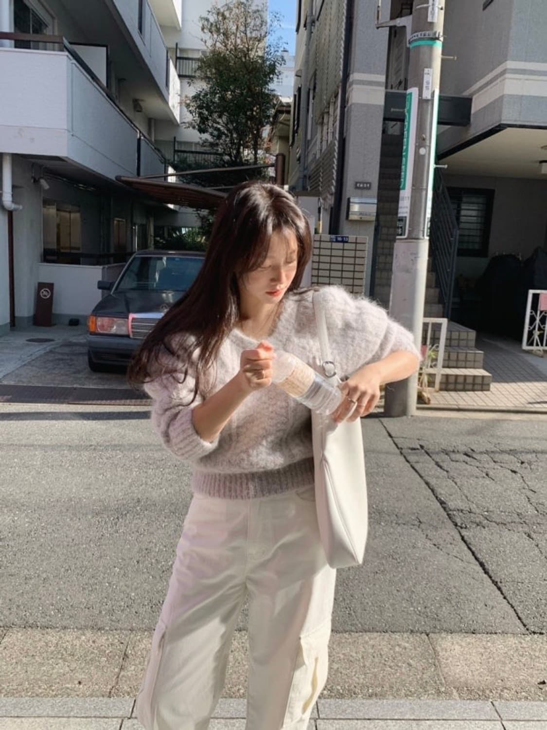 Leeds 리즈 더위시 피넛 케이블 니트 상품이미지1