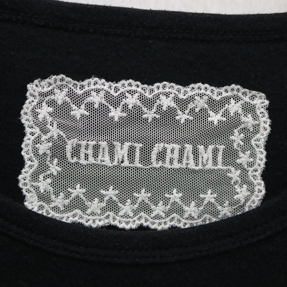 CHAMI CHAMI 크랙 레터링 긴팔 티셔츠 63648 상품이미지7