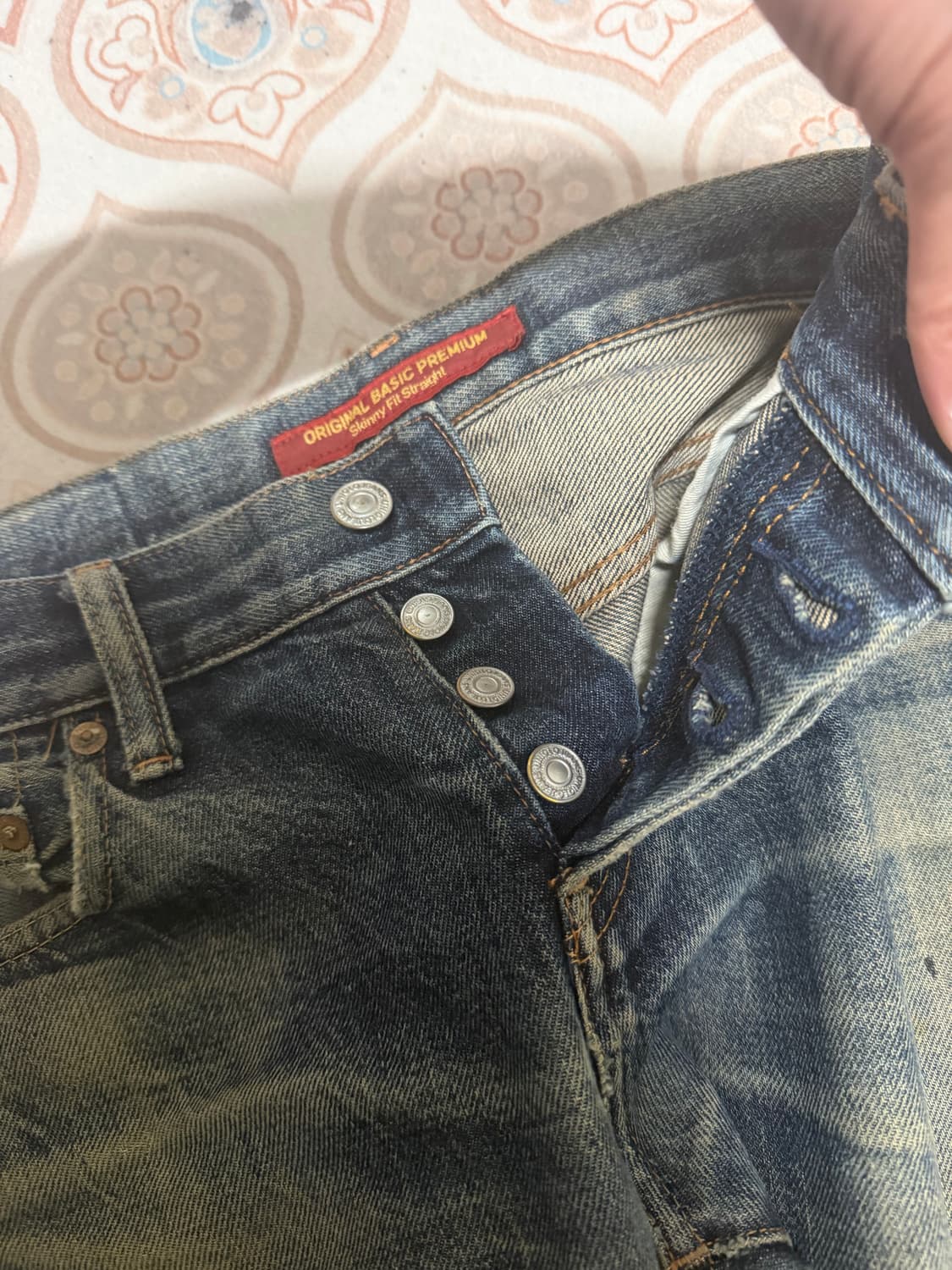 유니클로 재팬 셀비지 무파진 상품이미지7