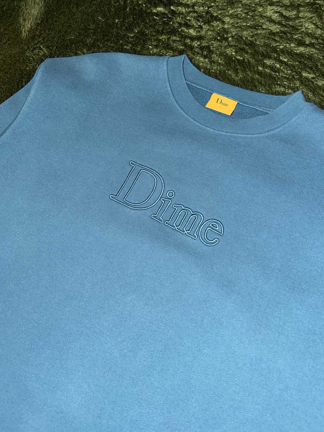 [L] DIME 다임 아웃라인 엠브로이더리 로고 스웻셔츠 틸 상품이미지2
