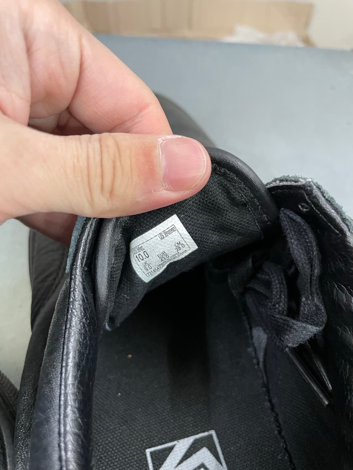 반스 올드스쿨 레더 블랙 280 상품이미지10