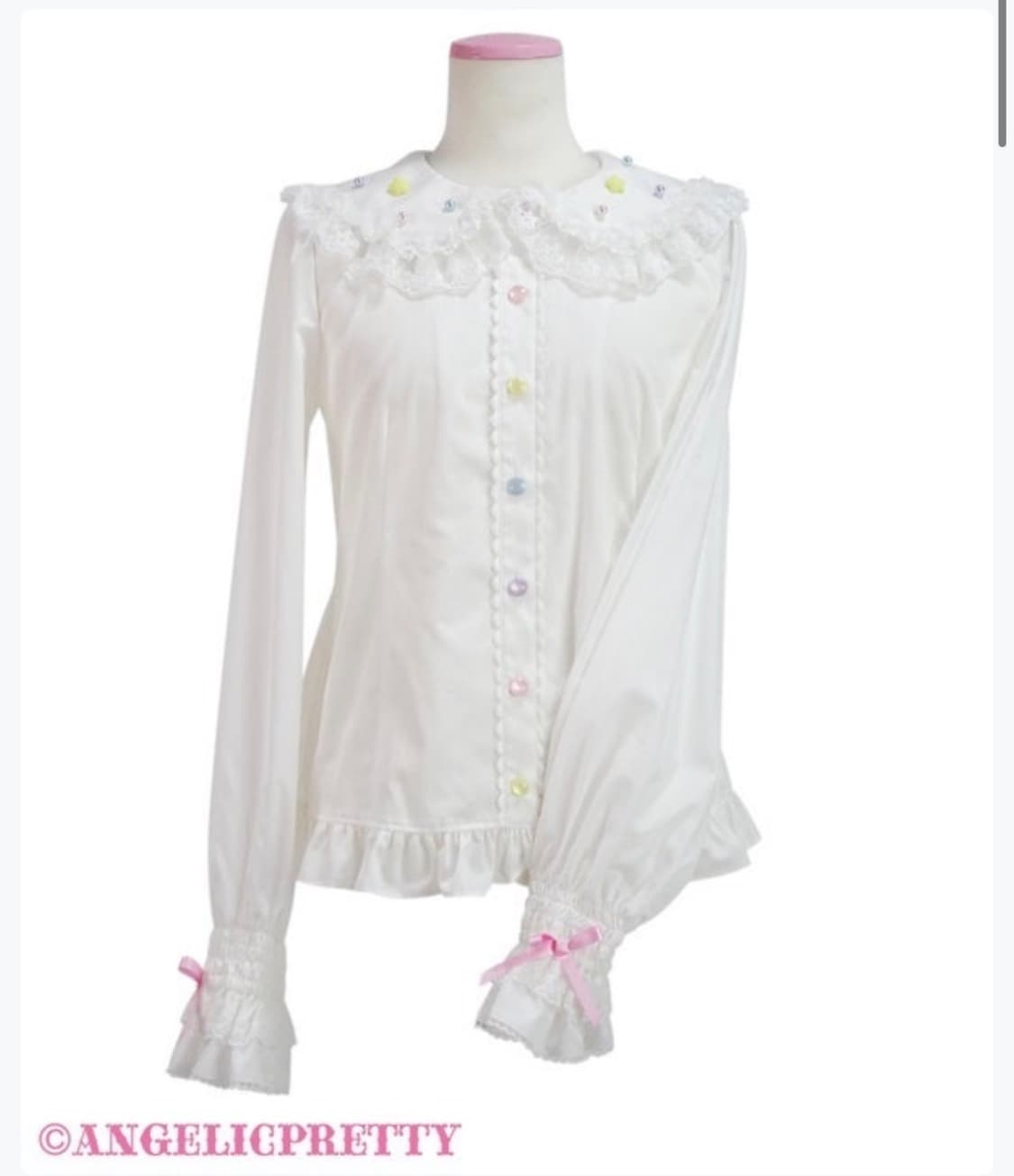 엔젤릭프리티 블라우스 컬러풀 펄 스타 Angelic Pretty 상품이미지1