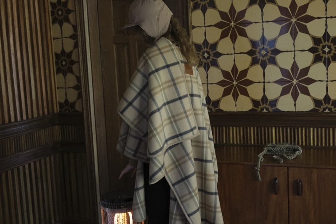 스무드무드 말리 울 캐시미어 케이프 숄 상품이미지5