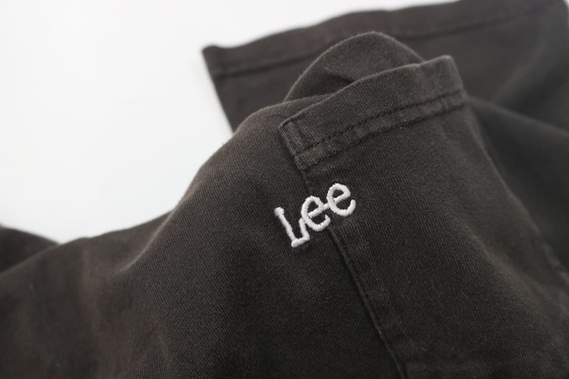 Lee 리 빈티지 포켓 로고 자수 차콜 페이디드 반팔 티셔츠 (S) 상품이미지5